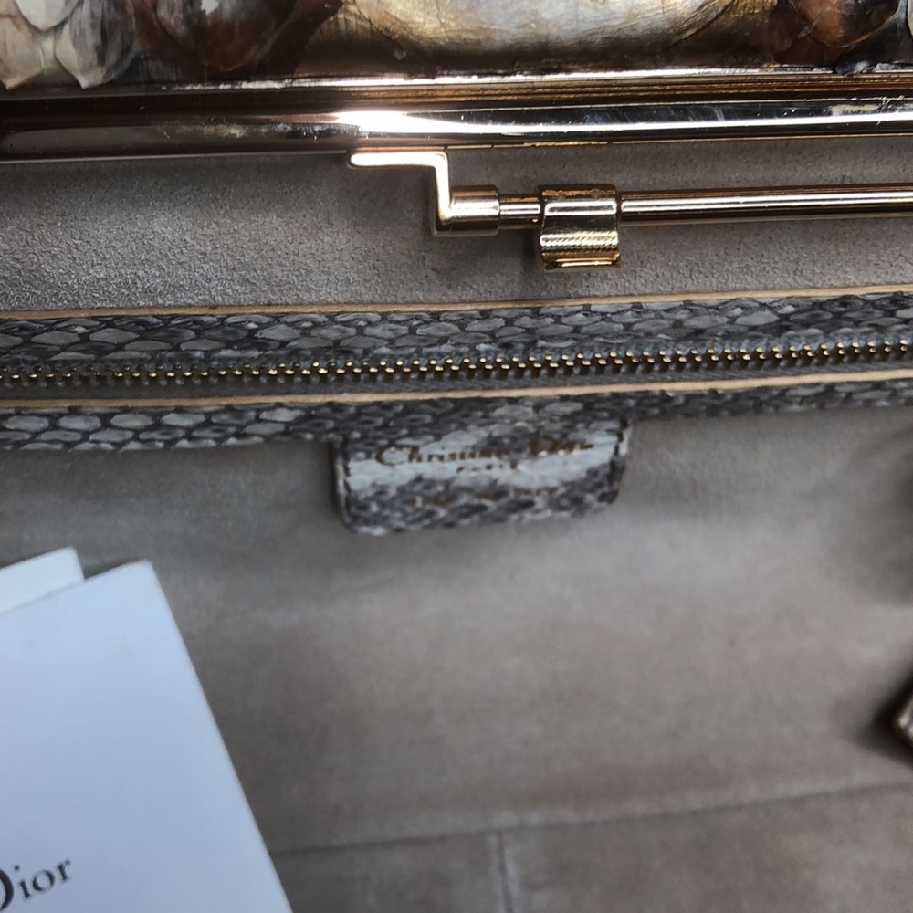Christian Dior Rare Python Handbag - Picture 12 of 15